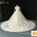 Alibaba New Custom Made Wedding Dress Ball Gown Sequined Tulle Lace Bridal Gown